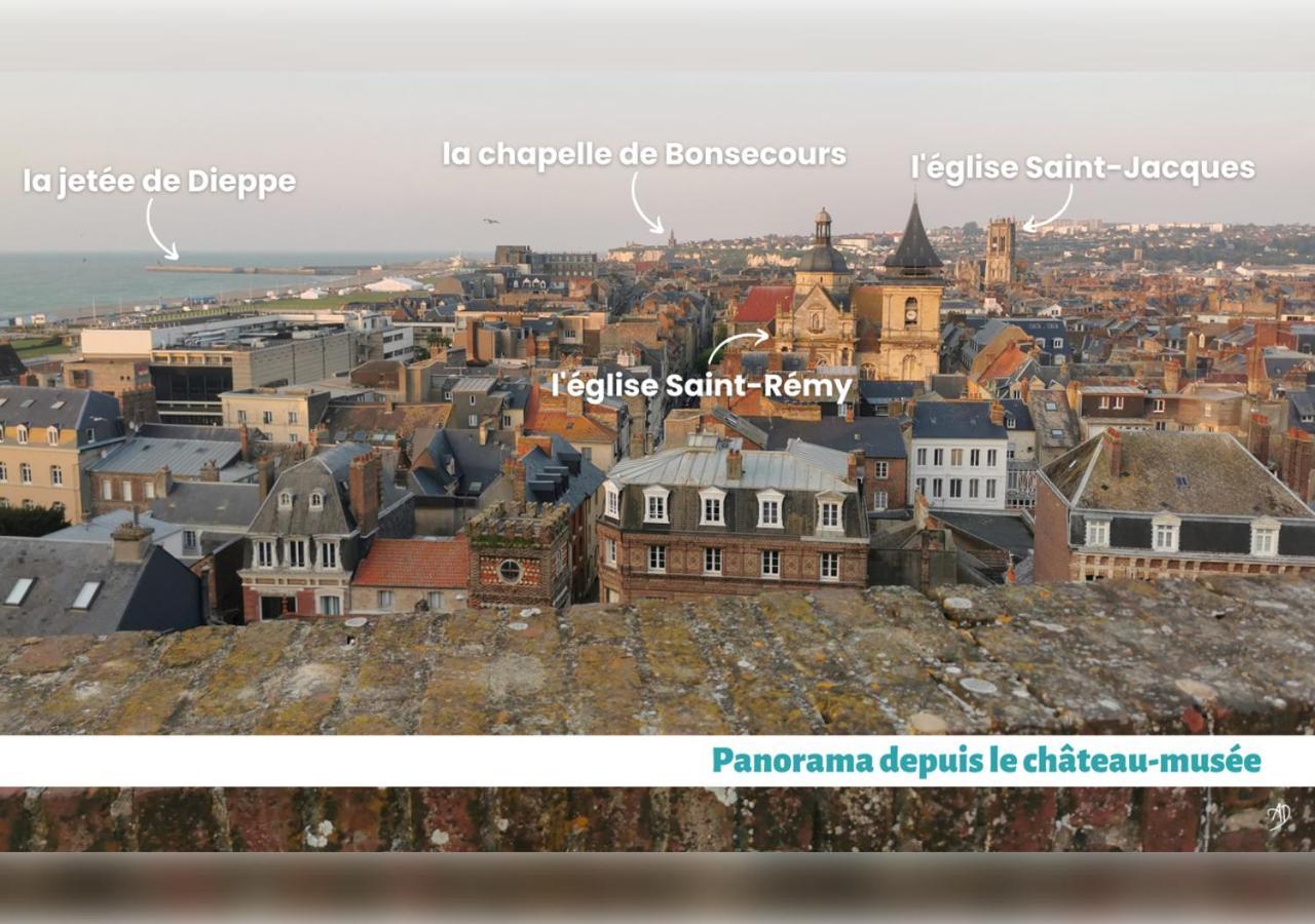 Maison De Charme A Dieppe, Confort Et Loisirs Exterior photo